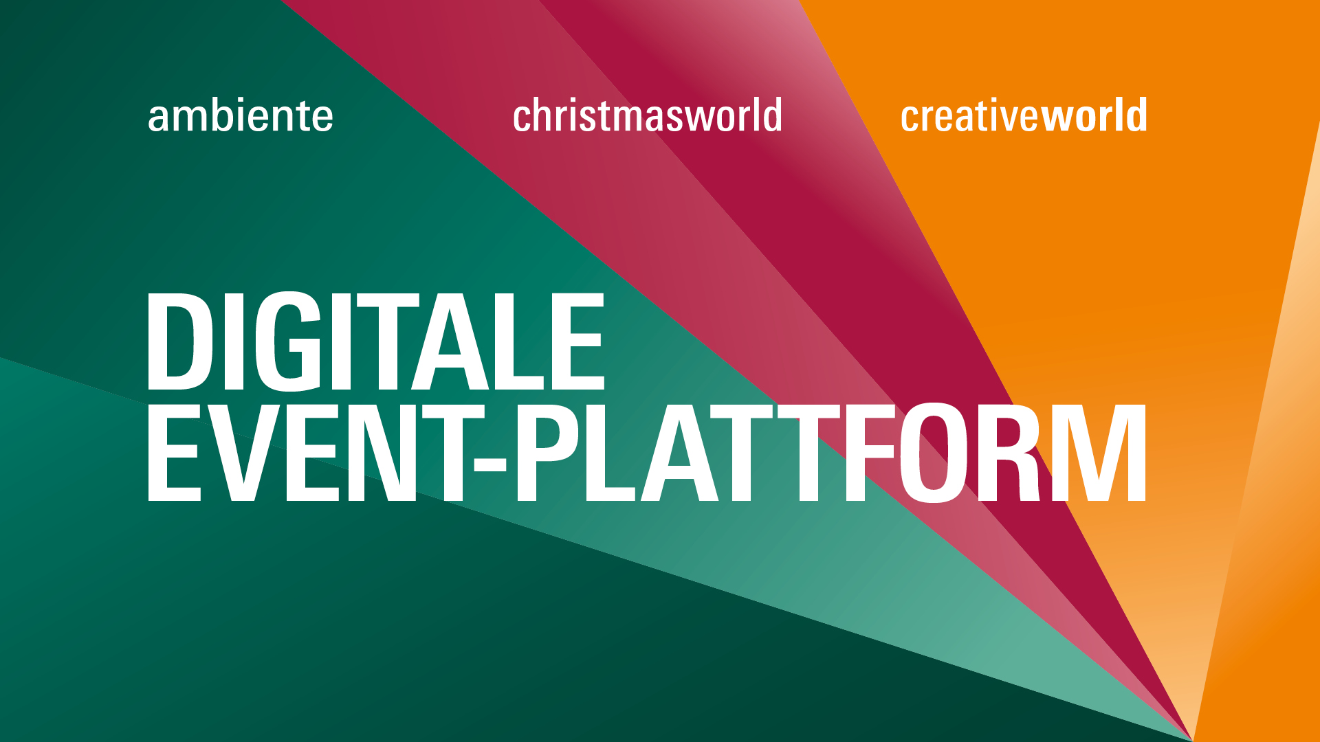 Digitale Event-Plattform Key Visual