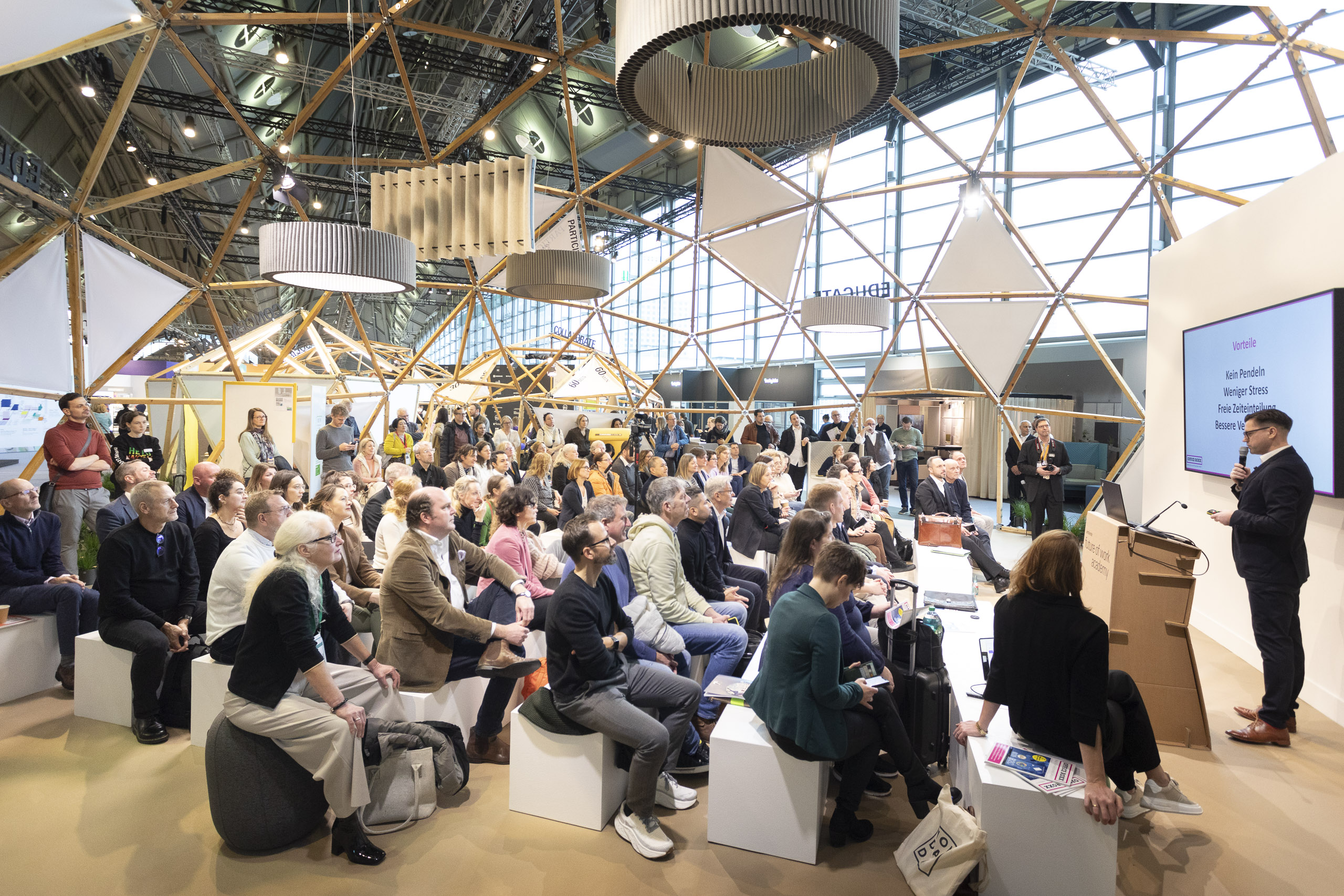 Future of Work lecture area at Ambiente