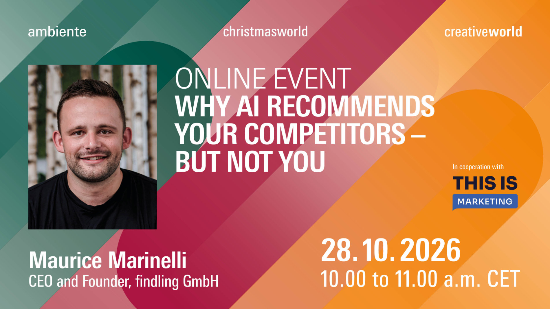 Online-Event ‘Why AI recommends your competitors – but not you’