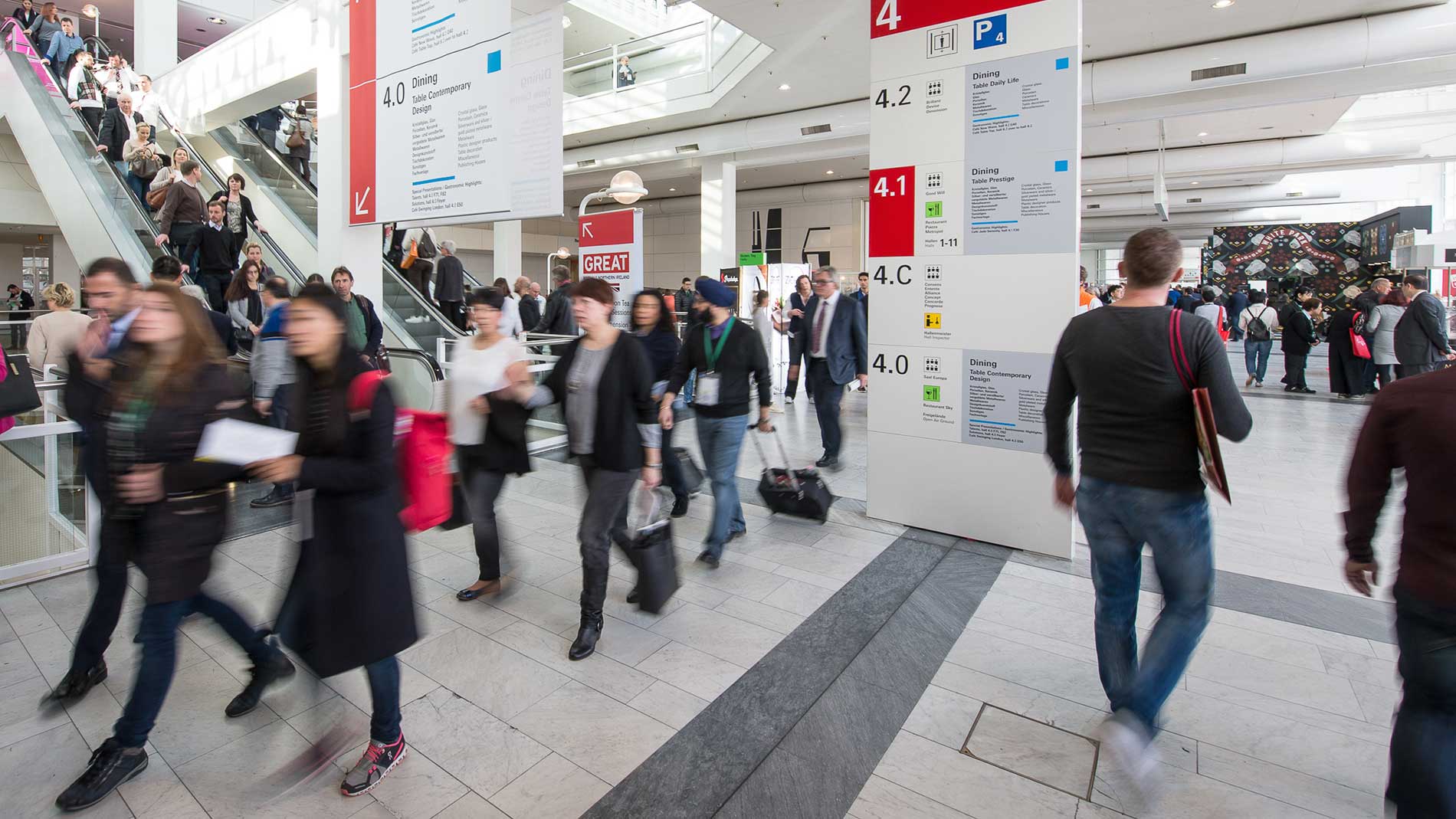 Trade faitr visitors in Frankfurt