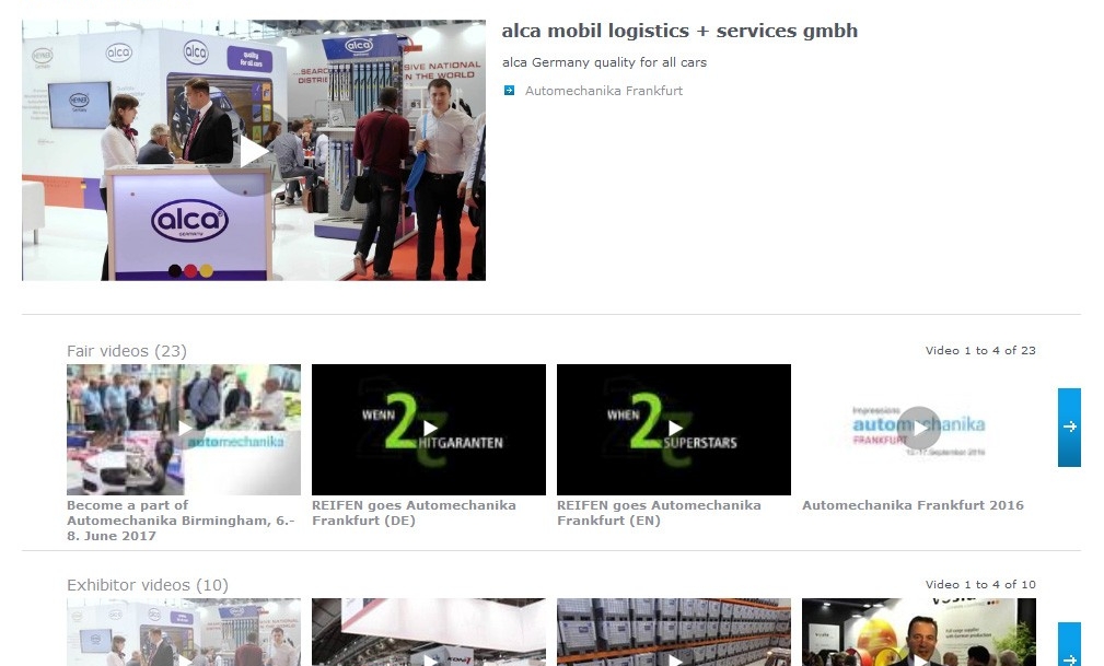 Product presentation: Films in a media library