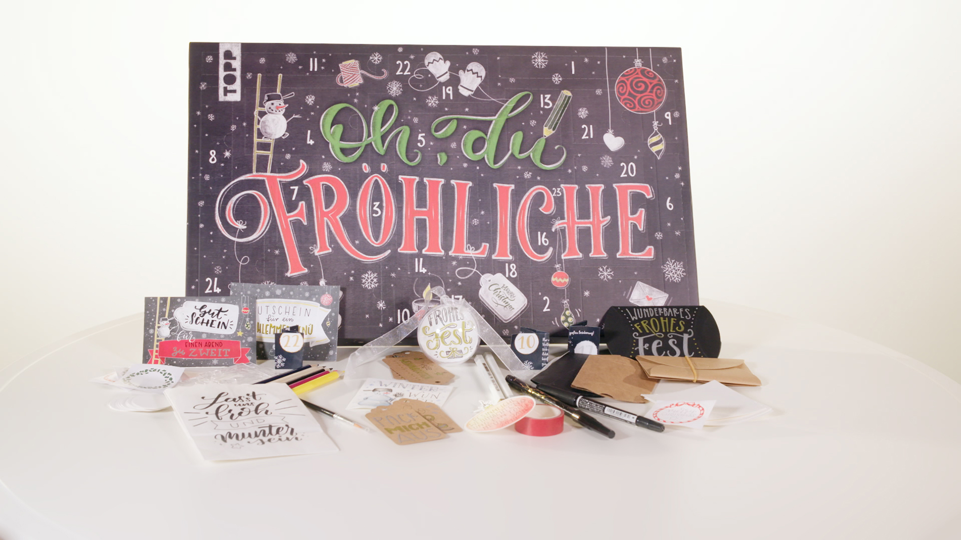 Creative Impulse Award 2nd place: frechverlag 'Handlettering Advent Calendar'