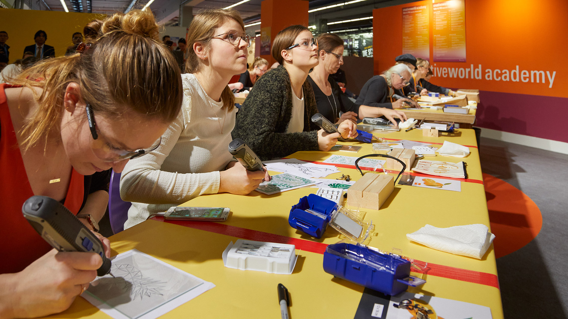 Kreativworkshop in der Creative Academy auf der Creativeworld