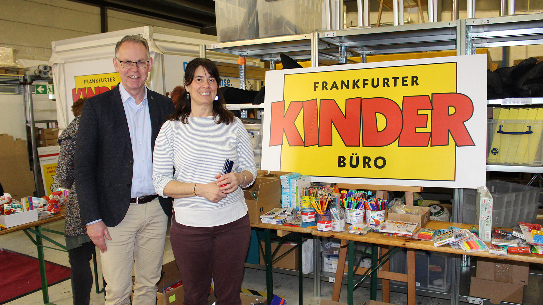 Creativeworld donation campaign together with the “Frankfurter Kinderbüro”
