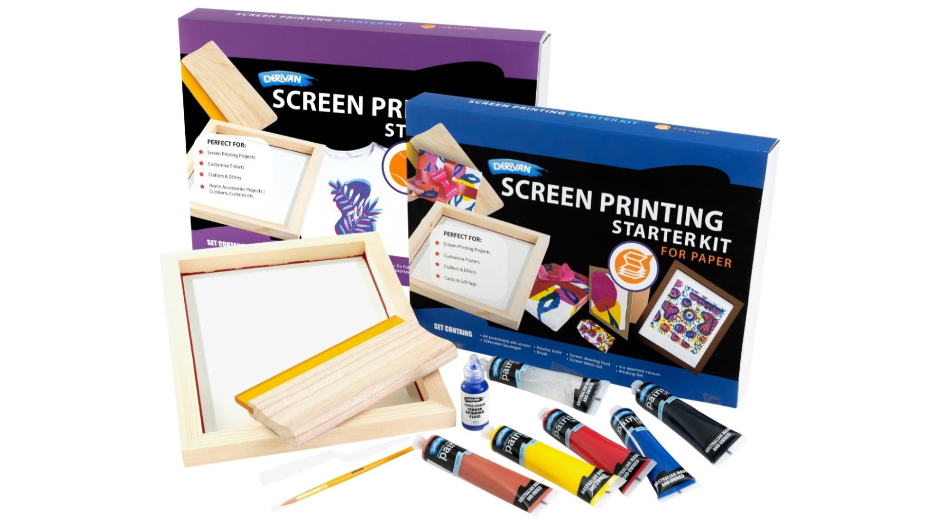 Creative Impulse Award 1st place: Derivan – Screen Printing Starter Kits