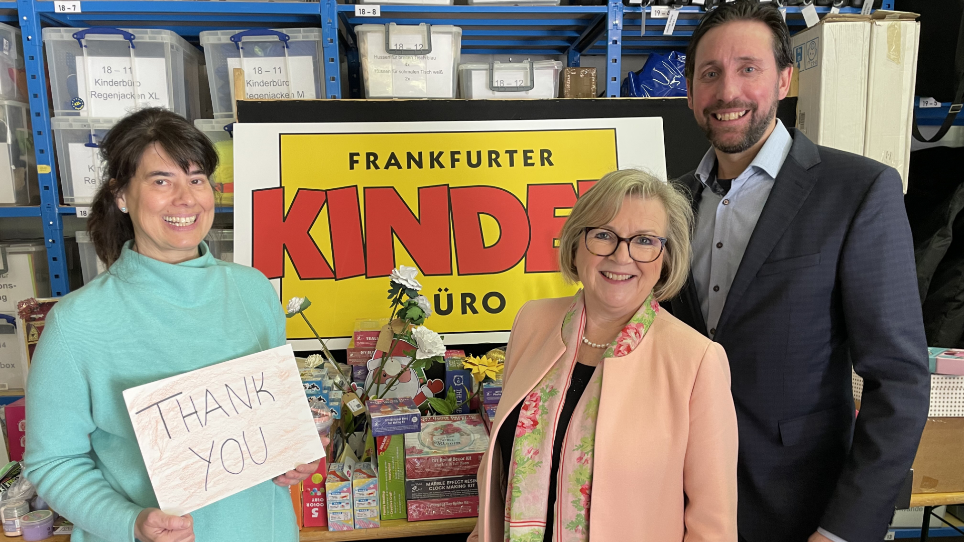 Creativeworld Spendenaktion mit dem Frankfurter Kinderbüro