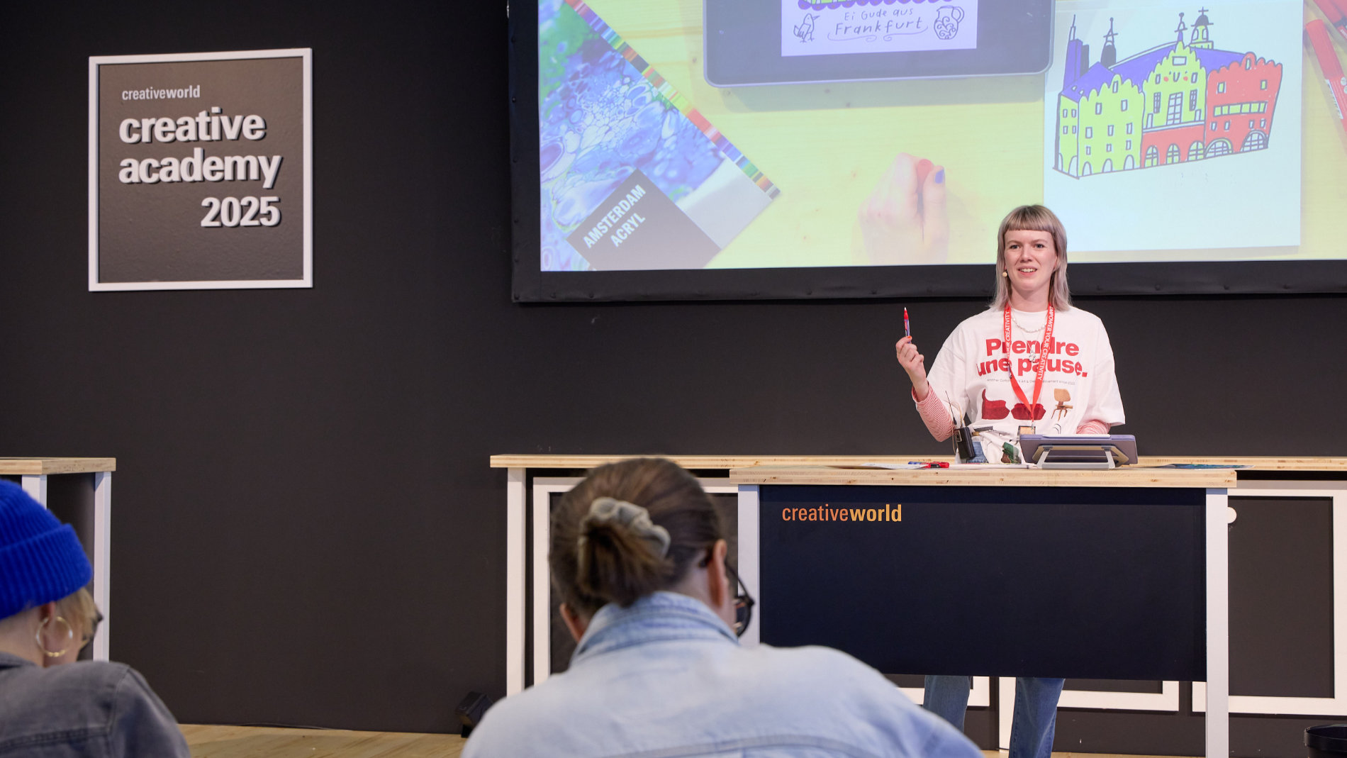 Workshop auf der Creative Academy