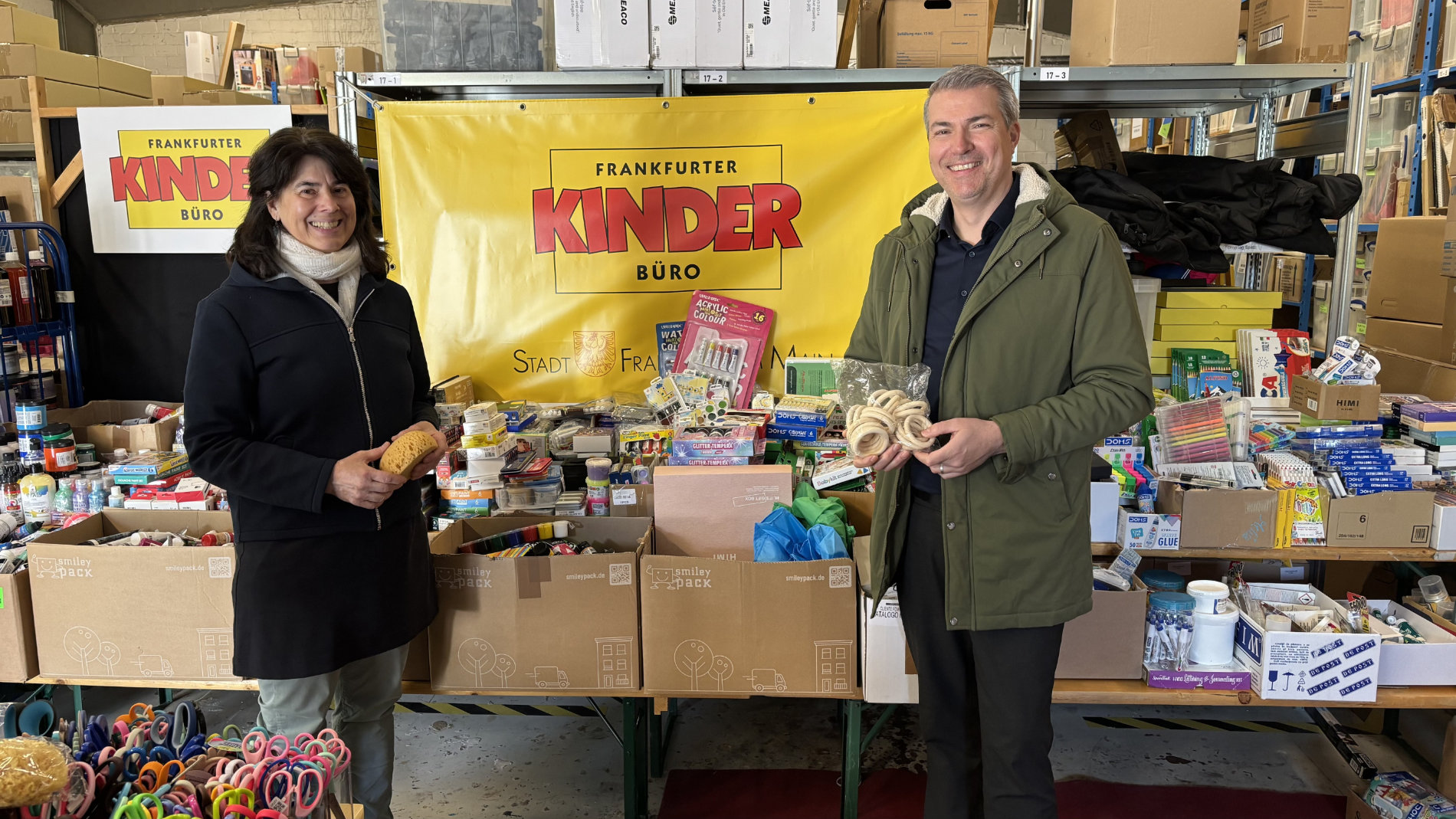 Creativeworld donation campaign with the "Frankfurter Kinderbüro"